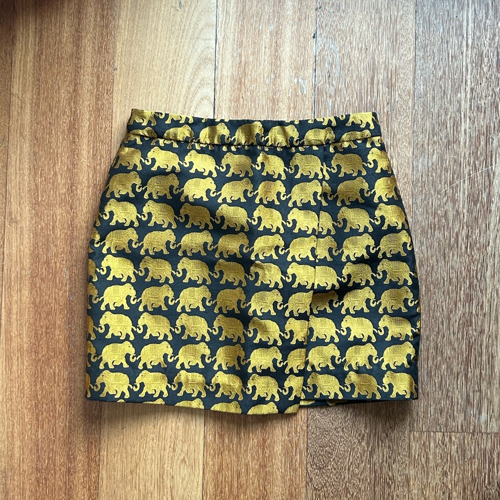 J crew elephant skirt